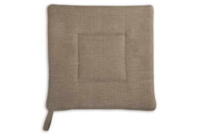 Szary uchwyt kuchenny, splot jodełkowy