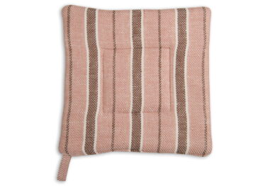 Brązowy w paski uchwyt kuchenny