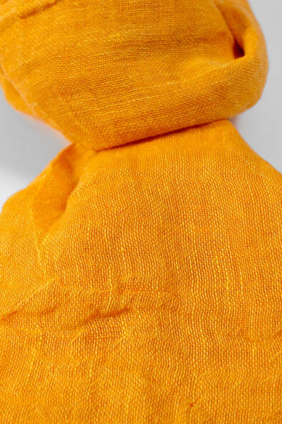 Słonecznikowy szalik lniany.Słonecznikowy szalik lniany.