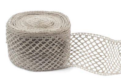 Koronka lniana w kolorze naturalnego włókna lnianego nr 29.