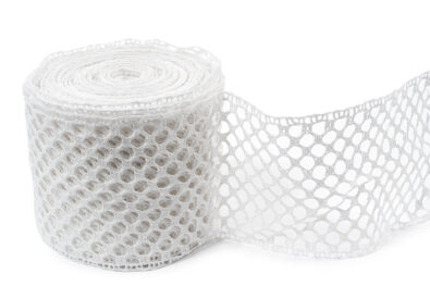 Biała koronka lniana nr 40