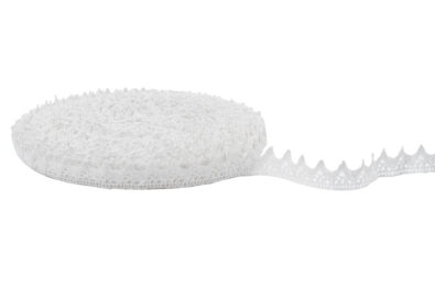 Mlecznobiała koronka lniana nr 34