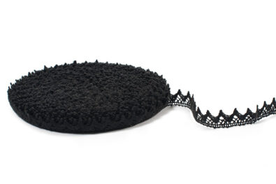 Czarna koronka lniana nr 14