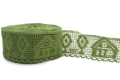 Zielona koronka lniana Nr. 46