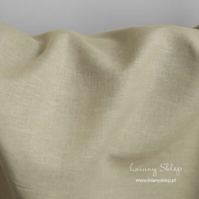 Jasna tkanina lniano – bawełniana szara.
