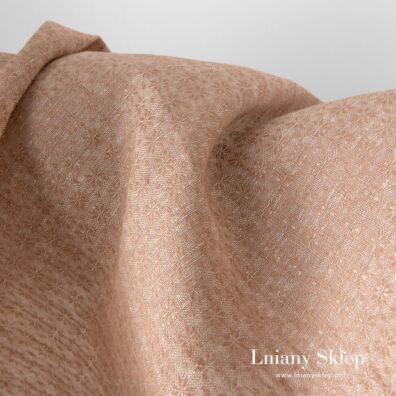 Len 100% w gwiazdki - śnieżynki.