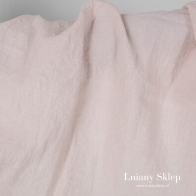 Dekatyzowany len 100%. Róż.