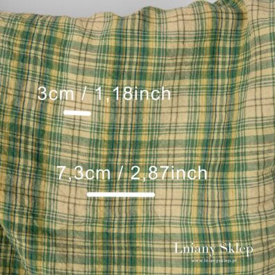 Len w zieloną kratkę. Trochę matematyki.