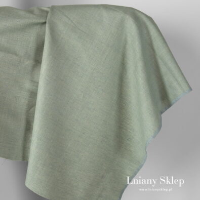 Tkanina w zielone romby.