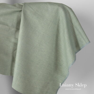 Tkanina w zielone romby.