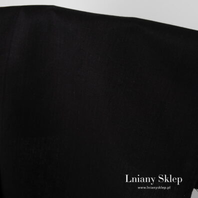 Czarna tkanina 150cm szerokość.