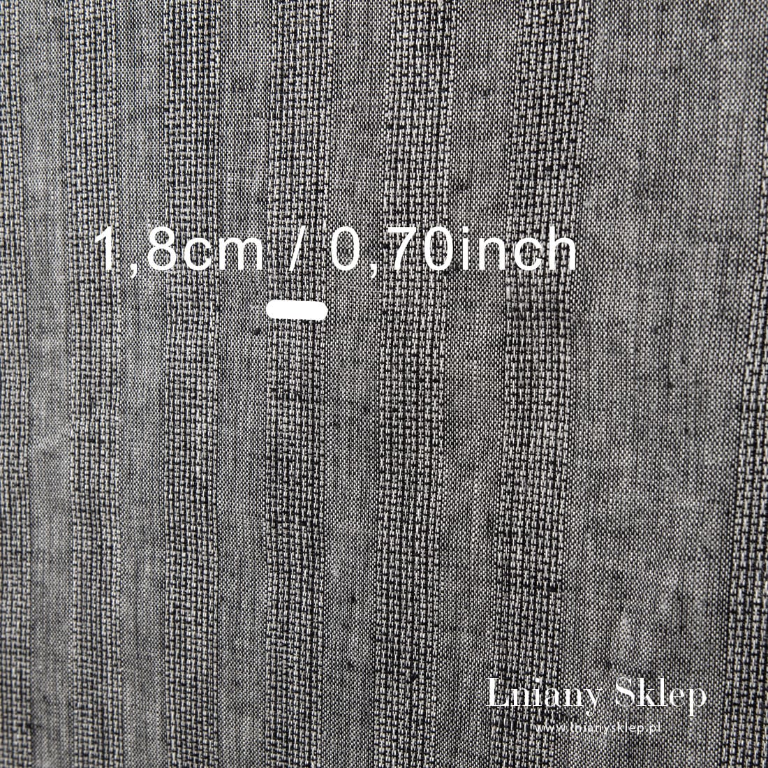 Ciemny 100% len ścierkowy. Rozmiary.