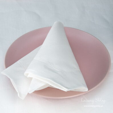 LUNA biała serwetka.