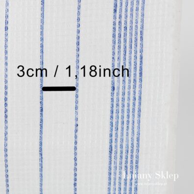 Biały len waflowy na ścierki kuchenne.