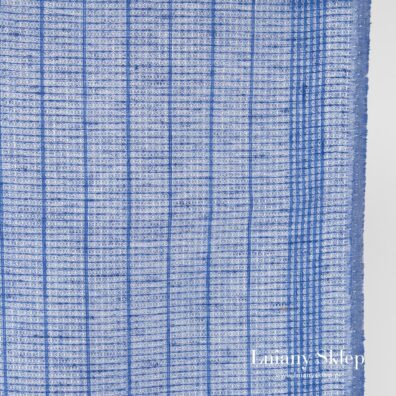 Niebieski len na ścierki kuchenne.