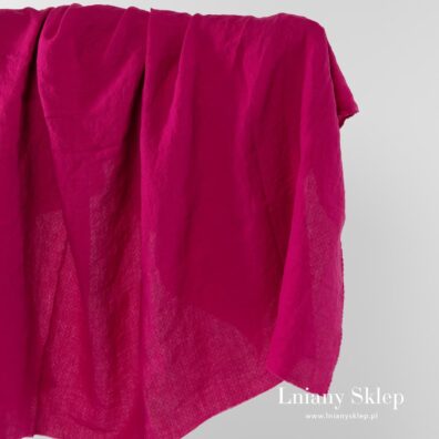 Prany len kolor fuksja.