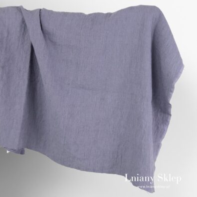 Jasny fioletowy prany len.