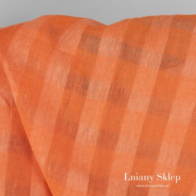 Przeźroczysty len na firanki.