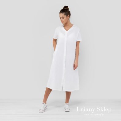 TOKYO biała sukienka.