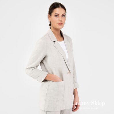 VERONA żakiet jasny szary.