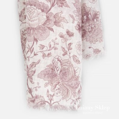 Pastelowy szalik na lato.