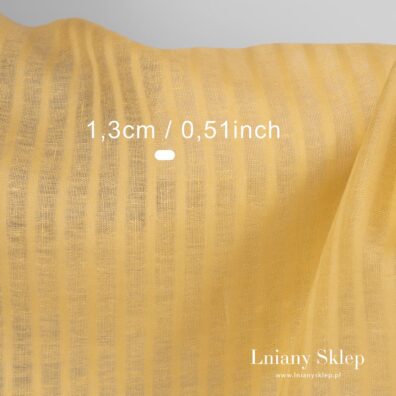 Żółty firankowy len. Nieco matematyki.