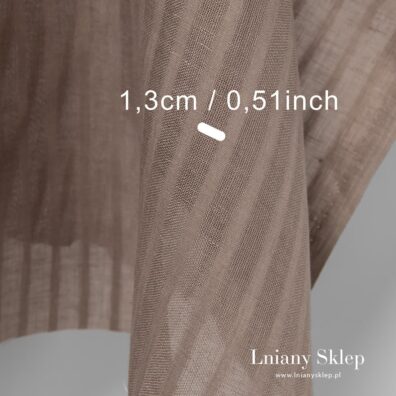 szarawy w brąz len. Nieco matematyki.