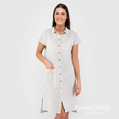 GINA biała sukienka.