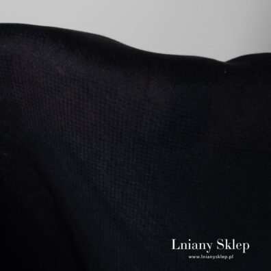 Tkanina lniana w kwadraciki.