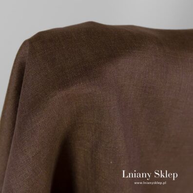 Len 100%. Fioletowo - zielony melanż.