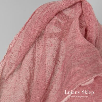 Len z domieszką wełny na szaliki i cieplejsze chusty.