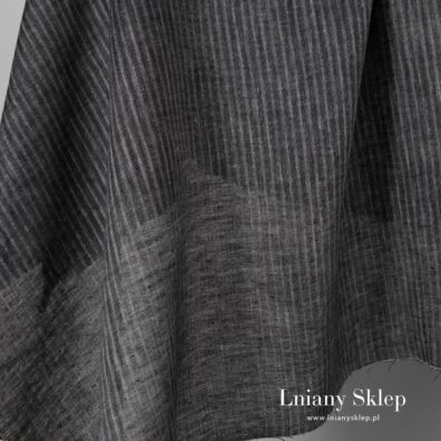 Przeźroczysty len w paski.