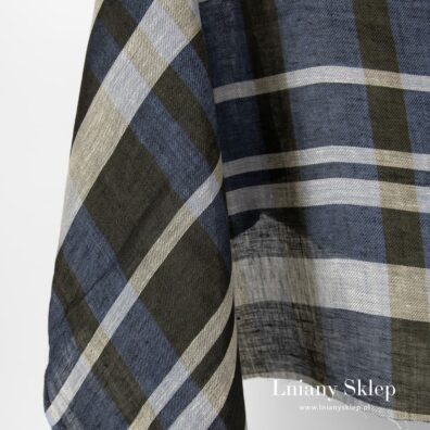 Przędze: czarna, niebarwiona, szara, zielona, niebieska i biała.