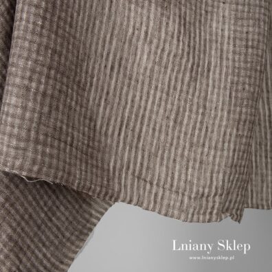 Prany len 100% w przytłumioną krateczkę.