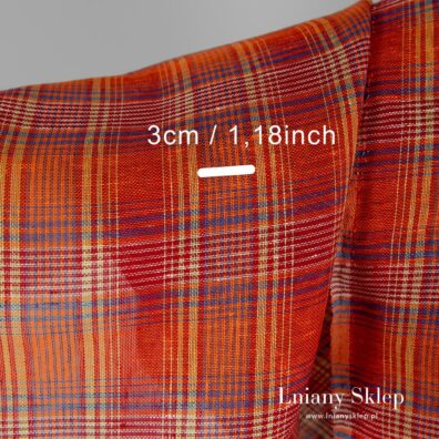 Przeźroczysty len w kratkę.ieco matematyki.