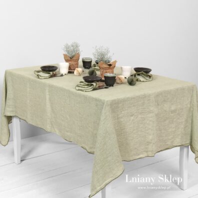 JARDIN zielony obrus.