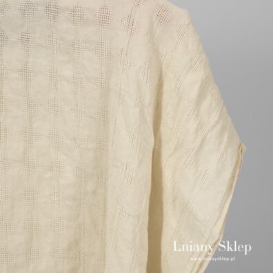 Len wytkany w przeźroczyste i nie romby.