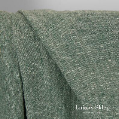 Przeźroczysta tkanina lniana.