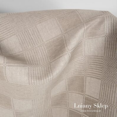 Tkanina lniano- bawłniena na obrusy i fartuchy.