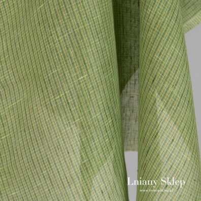 Lekki, zielony len 100%.