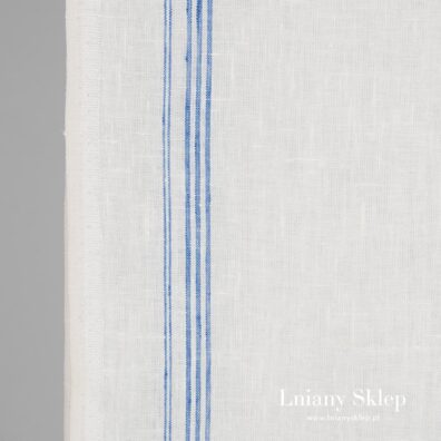 Białe tło w niebieskie paski.