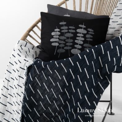 Pled z pranej tkaniny.