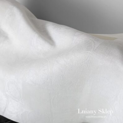 Ciężki len z bawełną na obrusy.