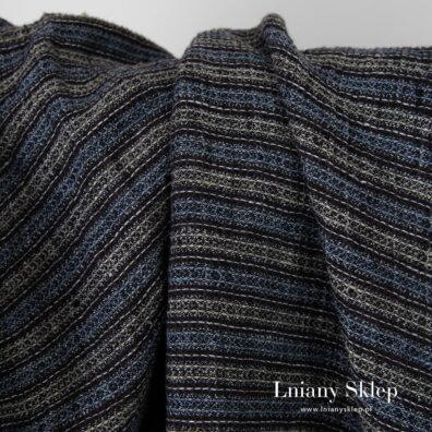 Tkanina wytkana splotem waflowym.