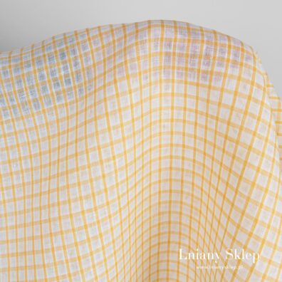 Lekki prześwitujący len.