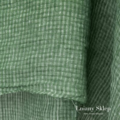 Len w prześwitującą kratkę.