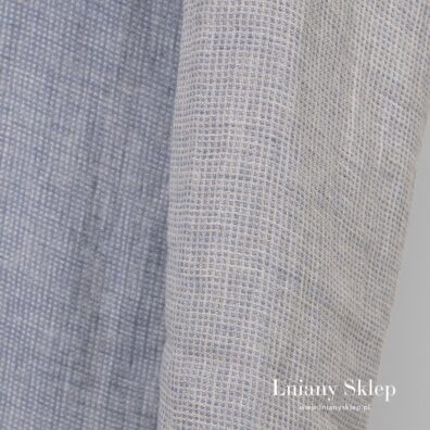 Dwustronny prany len 100%.