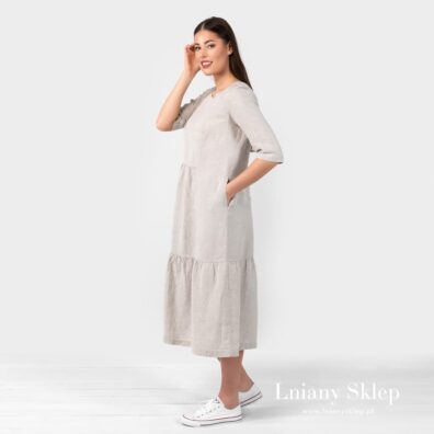 Odcinana, namarszczana.