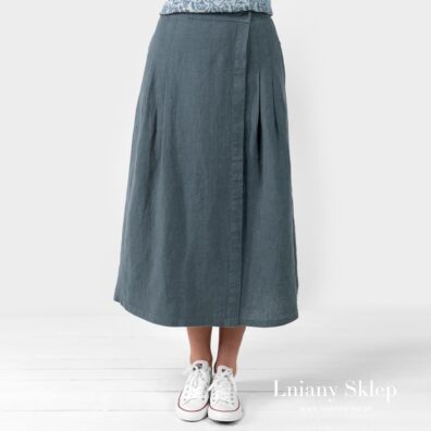 LUNGO szara spódnica.