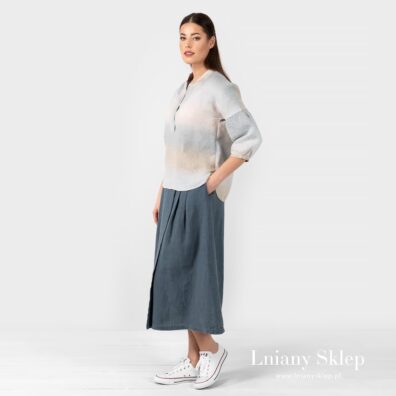 Bluzeczka z pranego lnu 100%.